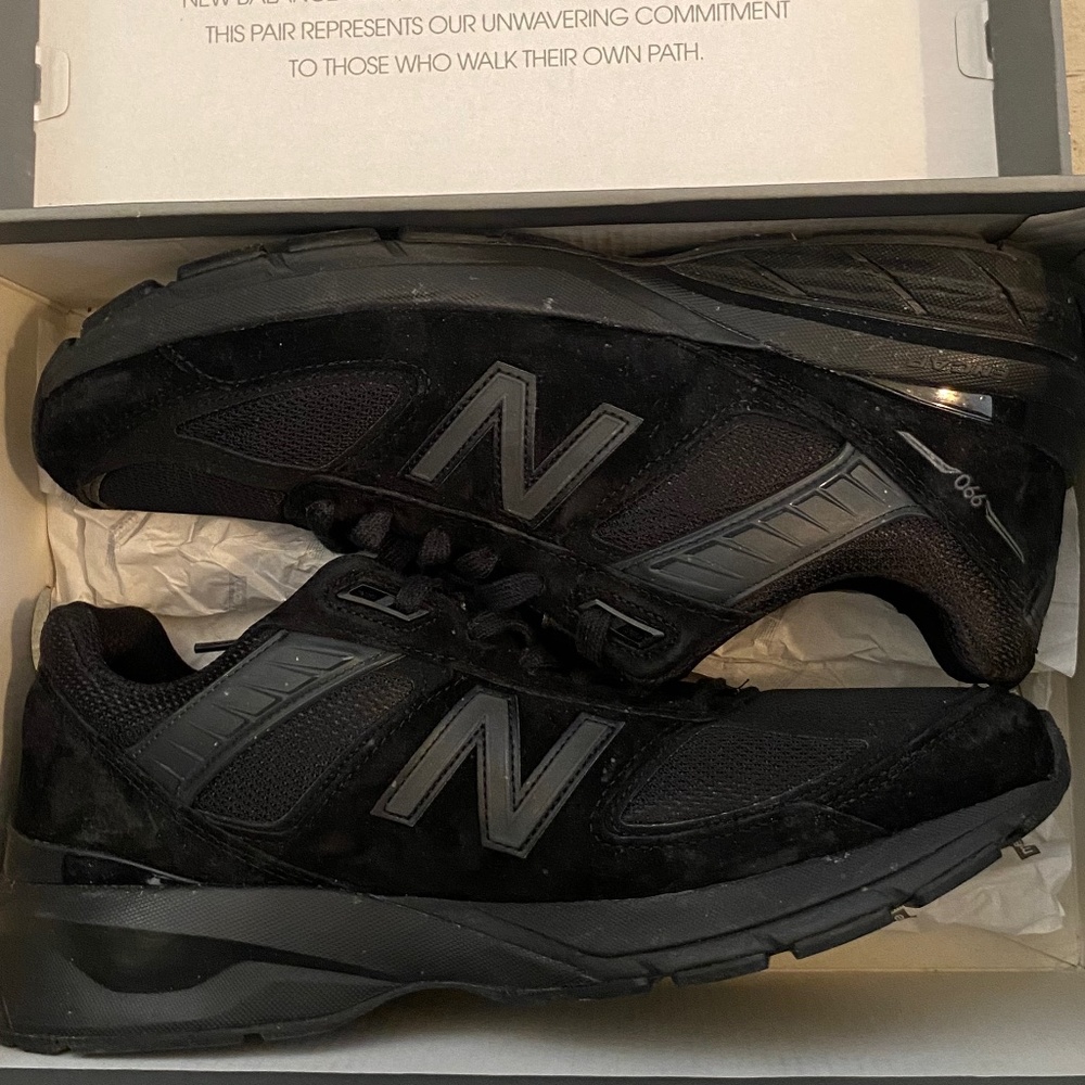 New Balance Men's 990v5 Triple Black